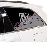 Vegas Golden Knights NHL Rear Side Quarter Window Vinyl Decal Stickers Fits Jeep Grand