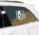 Vegas Golden Knights NHL Rear Side Quarter Window Vinyl Decal Stickers Fits Jeep Grand