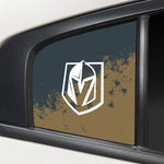 Vegas Golden Knights NHL Rear Side Quarter Window Vinyl Decal Stickers Fits Dodge Charger