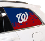 Washington Nationals MLB Rear Side Quarter Window Vinyl Decal Stickers Fits Jeep Grand