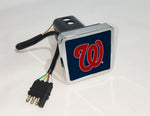 Washington Nationals MLB Hitch Cover LED Brake Light for Trailer