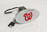 Washington Nationals MLB Hitch Cover LED Brake Light for Trailer