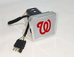 Washington Nationals MLB Hitch Cover LED Brake Light for Trailer