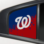 Washington Nationals MLB Rear Side Quarter Window Vinyl Decal Stickers Fits Dodge Charger