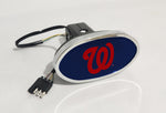 Washington Nationals MLB Hitch Cover LED Brake Light for Trailer