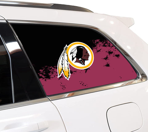 Washington Redskins NFL Rear Side Quarter Window Vinyl Decal Stickers Fits Jeep Grand