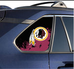 Washington Redskins NFL Rear Side Quarter Window Vinyl Decal Stickers Fits Toyota Rav4