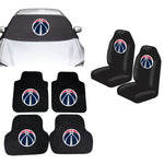 Washington Wizards NBA Car Front Windshield Cover Seat Cover Floor Mats