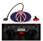 Washington Wizards NBA Hitch Cover LED Brake Light for Trailer