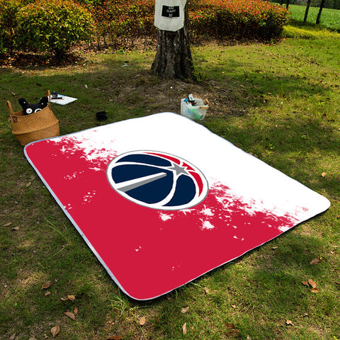 Washington Wizards NBA Picnic Blanket Mat Beach Outdoor Waterproof