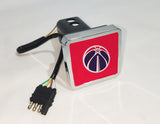 Washington Wizards NBA Hitch Cover LED Brake Light for Trailer