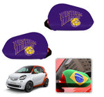 Western Illinois Leathernecks NCAAB Car rear view mirror cover-View Elastic