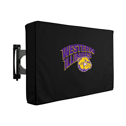 Western Illinois Leatherneckss NCAA Outdoor TV Cover Heavy Duty