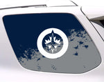 Winnipeg Jets NHL Rear Side Quarter Window Vinyl Decal Stickers Fits Toyota 4Runner