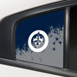 Winnipeg Jets NHL Rear Side Quarter Window Vinyl Decal Stickers Fits Dodge Charger