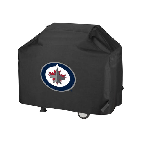 Winnipeg Jets NHL BBQ Barbeque Outdoor Black Waterproof Cover