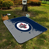 Winnipeg Jets NHL Picnic Blanket Mat Beach Outdoor Waterproof