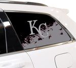 Kansas City Royals MLB Rear Side Quarter Window Vinyl Decal Stickers Fits Jeep Grand