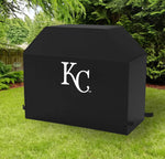 Kansas City Royals MLB BBQ Barbeque Outdoor Black Waterproof Cover