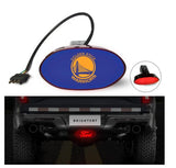 Warriors-Logo NBA Hitch Cover LED Brake Light for Trailer